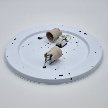 Plafonnier SIRJA 2xE27/15W/230V Ø 45 cm crème