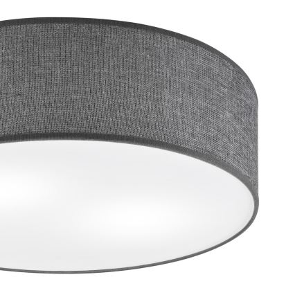 Plafonnier SIRJA 2xE27/15W/230V Ø 45 cm gris