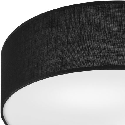 Plafonnier SIRJA 2xE27/15W/230V Ø 45 cm noir