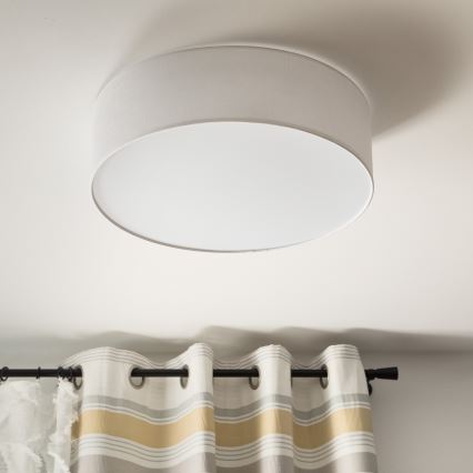 Plafonnier SIRJA 2xE27/60W/230V d. 45 cm blanc