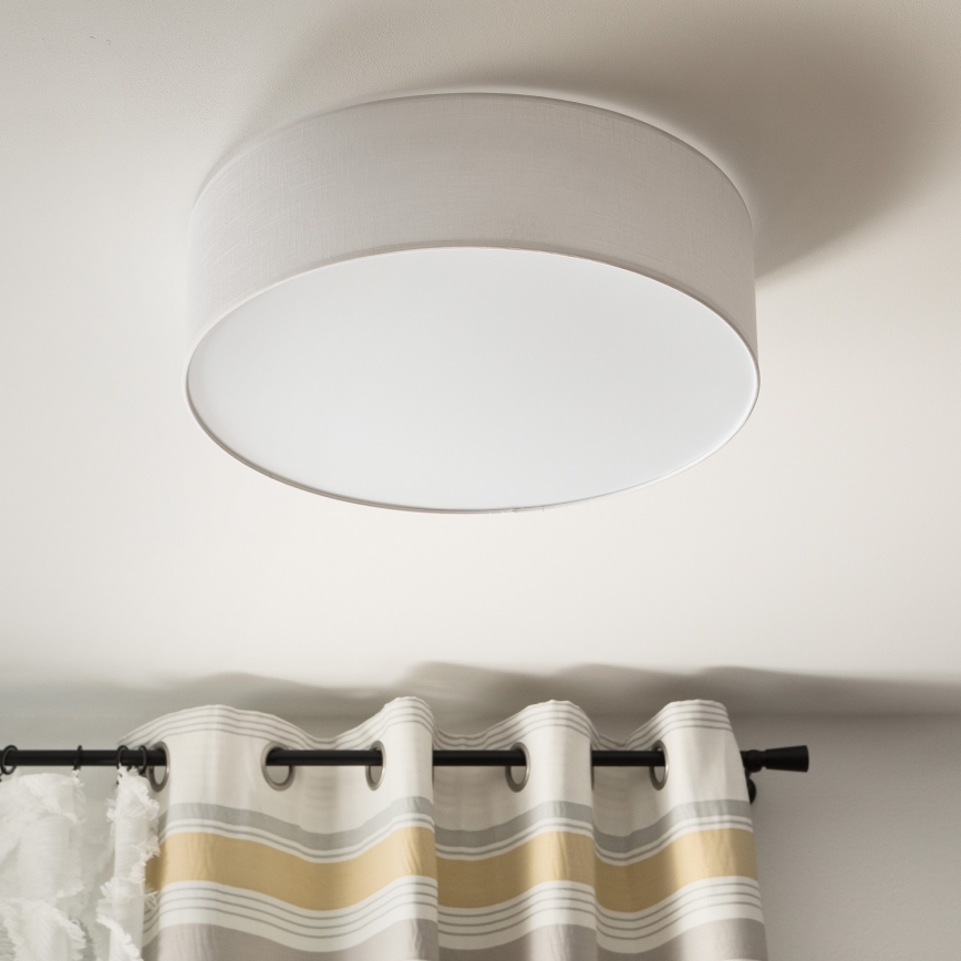 Plafonnier SIRJA 2xE27/60W/230V d. 45 cm blanc