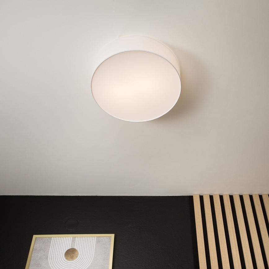 Plafonnier SIRJA 2xE27/60W/230V d. 45 cm blanc