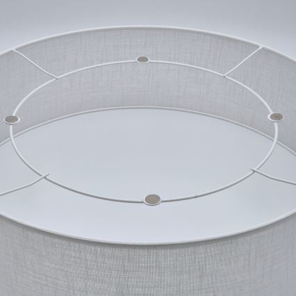 Plafonnier SIRJA 2xE27/60W/230V d. 45 cm blanc
