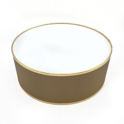 Plafonnier SIRJA DOUBLE 2xE14/15W/230V Ø 35 cm marron/doré