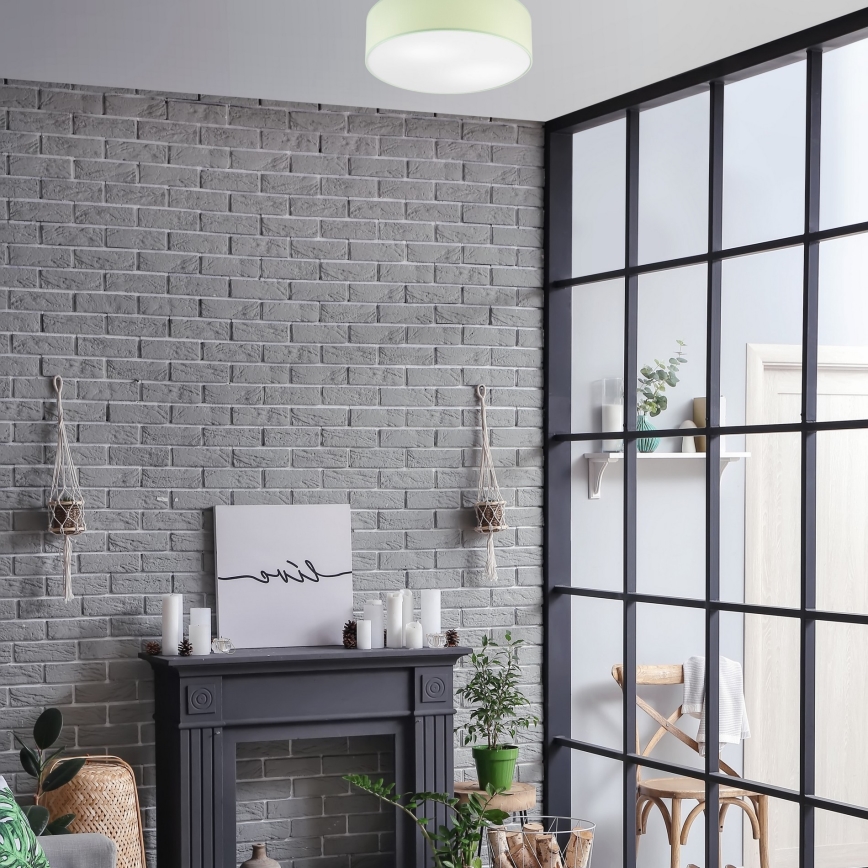 Plafonnier SIRJA PASTEL, 2xE27/15W/230V, Ø 45 cm, vert