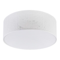 Plafonnier SIRJA PLISADO 2xE27/15W/230V Ø 35 cm blanc