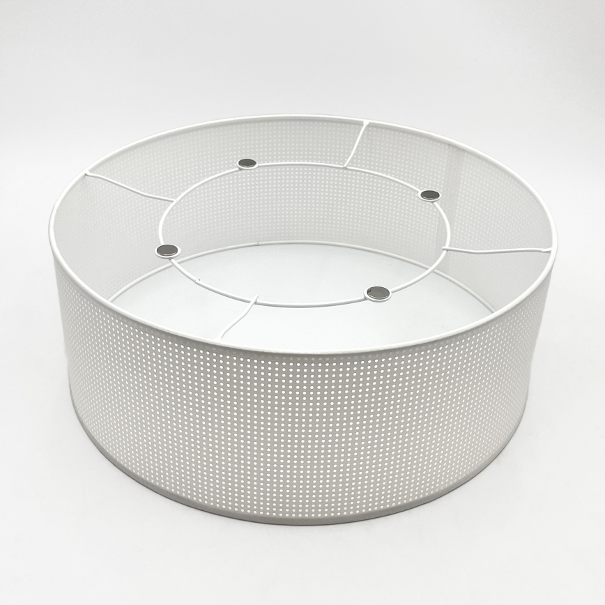 Plafonnier SIRJA PLISADO 2xE27/15W/230V Ø 35 cm blanc