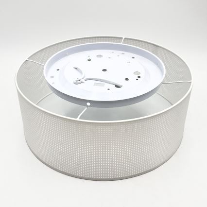 Plafonnier SIRJA PLISADO 2xE27/15W/230V Ø 35 cm blanc