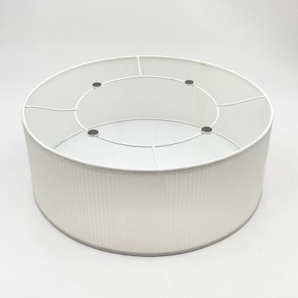 Plafonnier SIRJA PLISADO 2xE27/15W/230V Ø 35 cm blanc