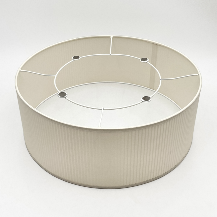 Plafonnier SIRJA PLISADO 2xE27/15W/230V Ø 35 cm crème