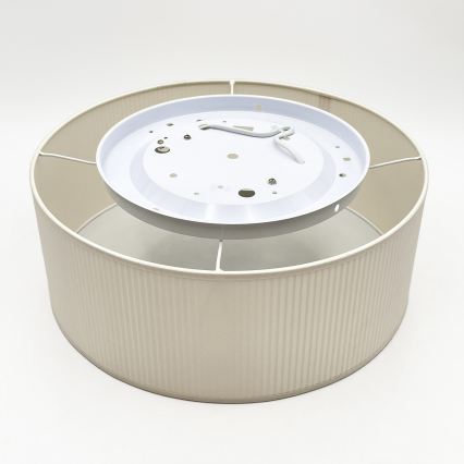 Plafonnier SIRJA PLISADO 2xE27/15W/230V Ø 35 cm crème