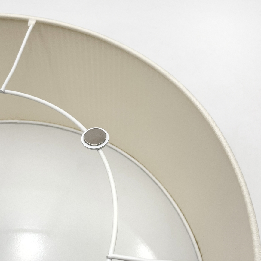 Plafonnier SIRJA PLISADO 2xE27/15W/230V Ø 35 cm crème