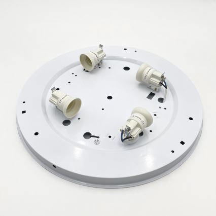 Plafonnier SIRJA PLISADO 4xE27/15W/230V Ø 45 cm blanc