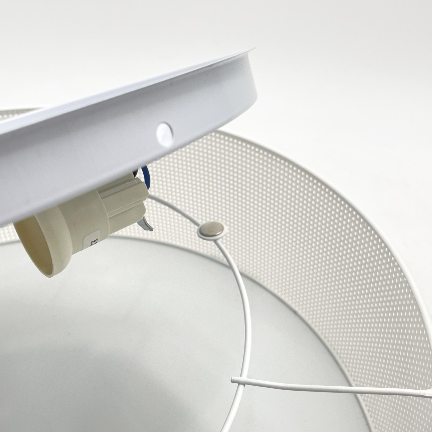 Plafonnier SIRJA PLISADO 4xE27/15W/230V Ø 45 cm blanc