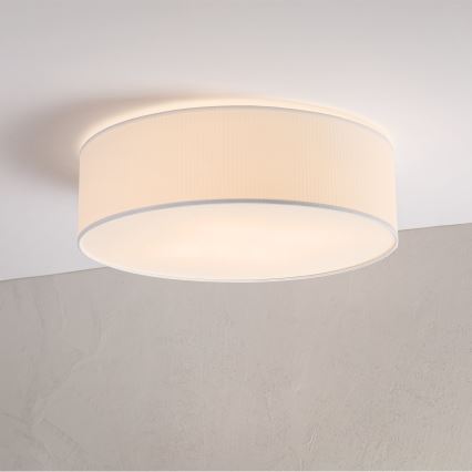 Plafonnier SIRJA PLISADO 4xE27/15W/230V Ø 45 cm blanc