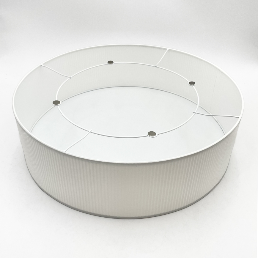 Plafonnier SIRJA PLISADO 4xE27/15W/230V Ø 45 cm blanc