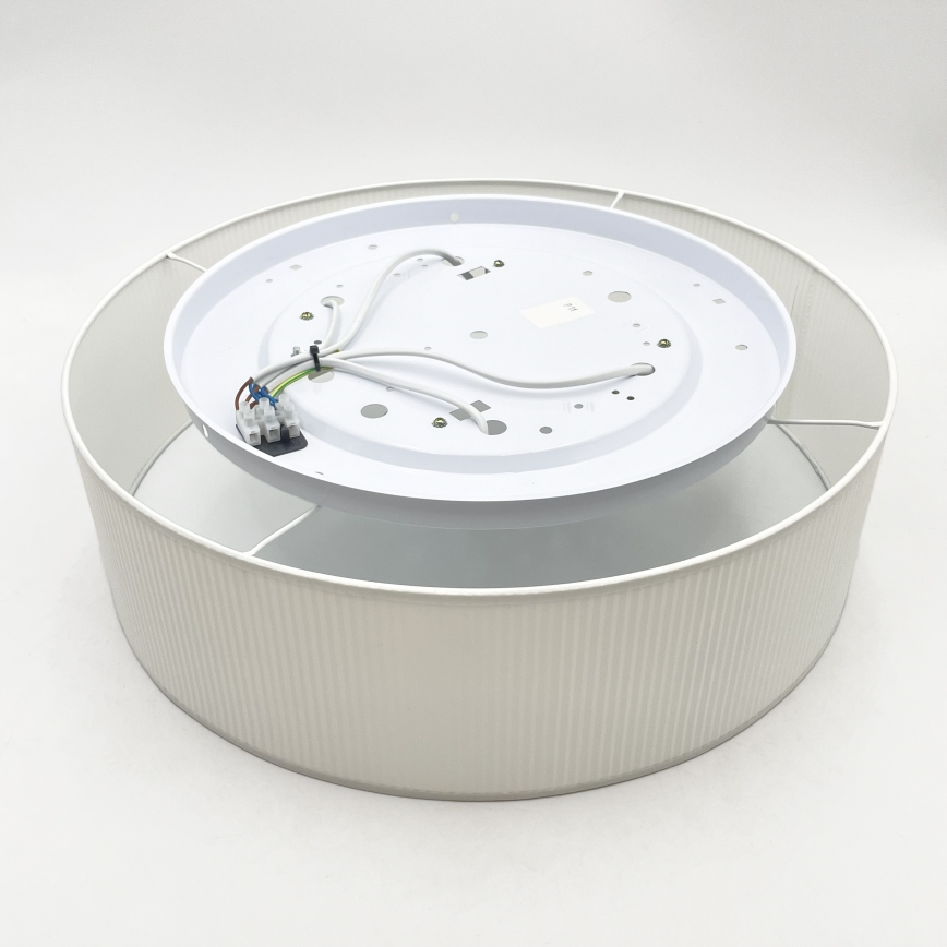 Plafonnier SIRJA PLISADO 4xE27/15W/230V Ø 45 cm blanc