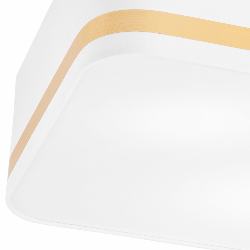 Plafonnier SIRJA SQUARE 2xE27/60W/230V 35x35 cm blanc