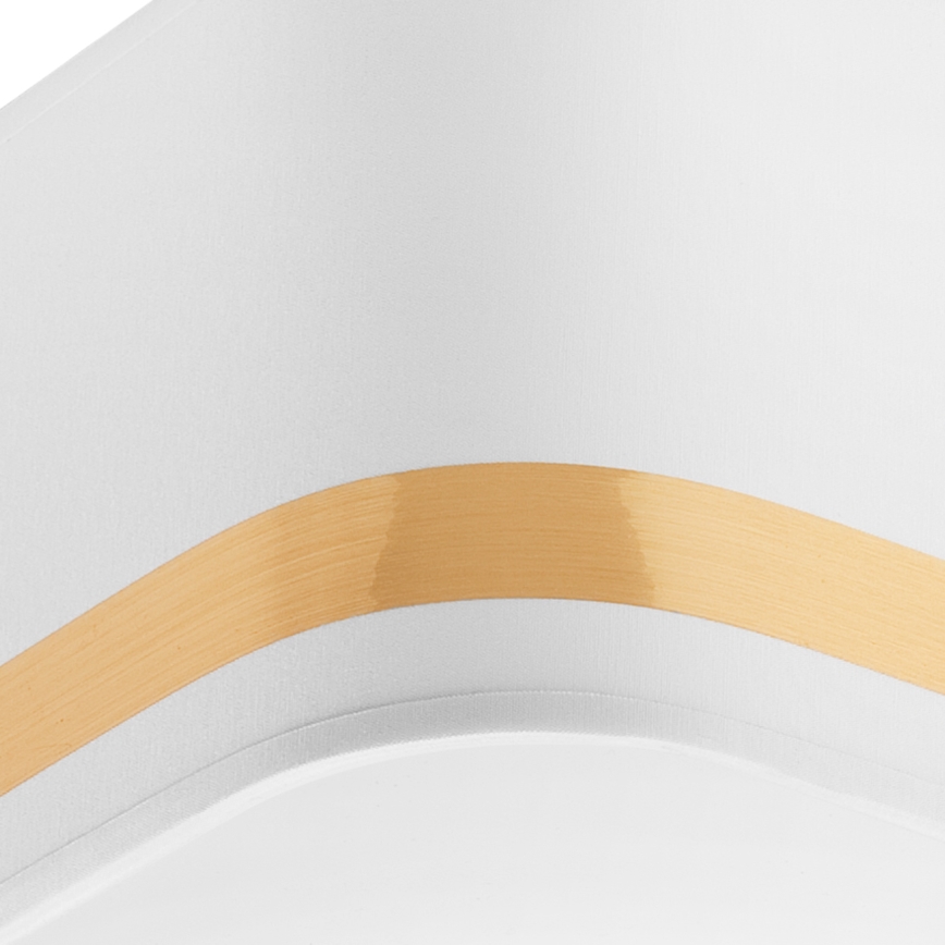 Plafonnier SIRJA SQUARE STRIPE 2xE27/15W/230V blanc/doré