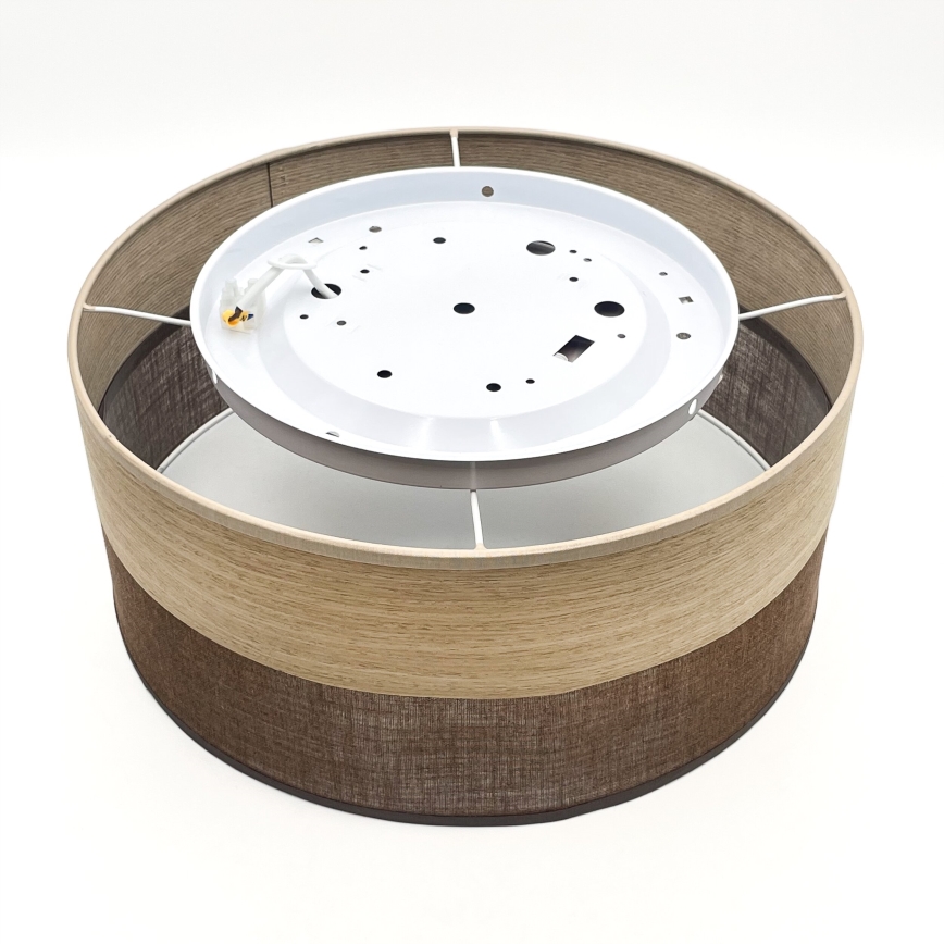 Plafonnier SIRJA WOOD LED/20W/230V d. 35 cm marron/chêne