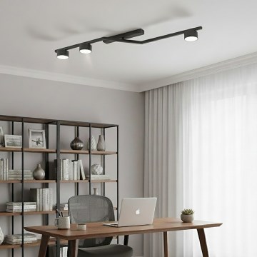 Plafonnier SKAN 3xGX53/12W/230V noir