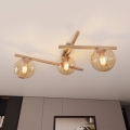 Plafonnier SMART 3xE14/10W/230V beige/beige fumé