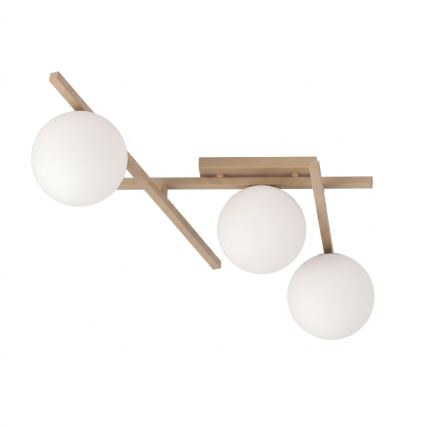 Plafonnier SMART 3xE14/10W/230V beige/blanc