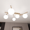 Plafonnier SMART 5xE14/10W/230V beige/blanc