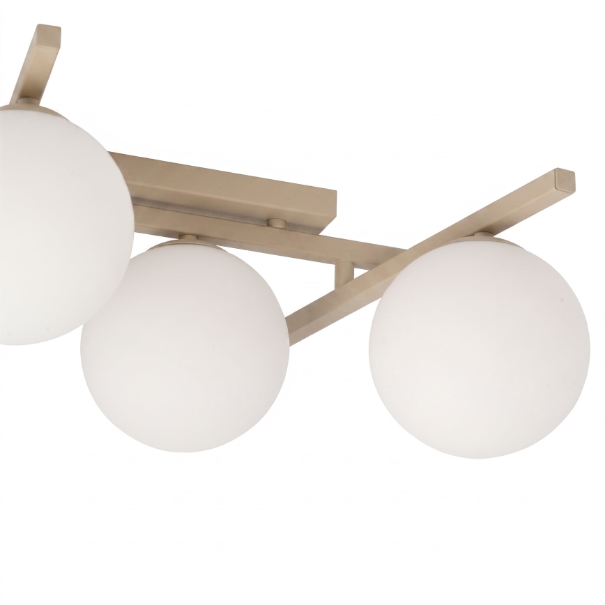 Plafonnier SMART 5xE14/10W/230V beige/blanc