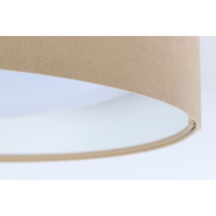 Plafonnier à intensité variable SMART GALAXY LED/24W/230V d. 45 cm 2700-6500K Wi-Fi Tuya beige/blanc + Télécommande