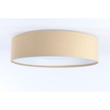 Plafonnier à intensité variable SMART GALAXY LED/24W/230V d. 45 cm 2700-6500K Wi-Fi Tuya beige/blanc + Télécommande