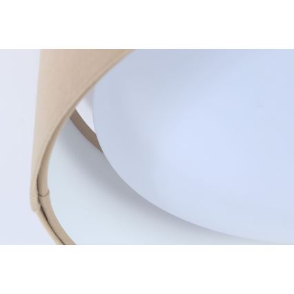 Plafonnier à intensité variable SMART GALAXY LED/24W/230V d. 45 cm 2700-6500K Wi-Fi Tuya beige/blanc + Télécommande