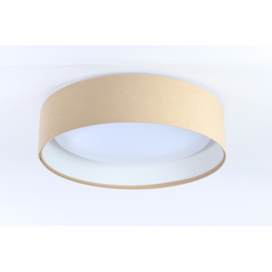 Plafonnier à intensité variable SMART GALAXY LED/24W/230V d. 45 cm 2700-6500K Wi-Fi Tuya beige/blanc + Télécommande