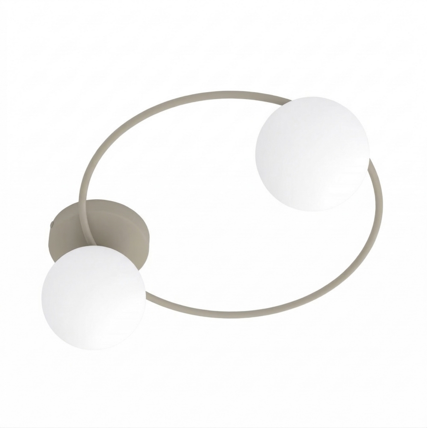 Plafonnier SOPRA 2xE14/10W/230V beige/blanc