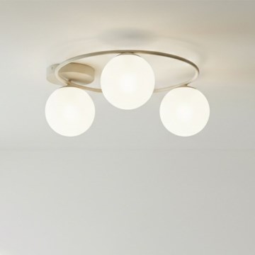 Plafonnier SOPRA 3xE14/10W/230V beige/blanc