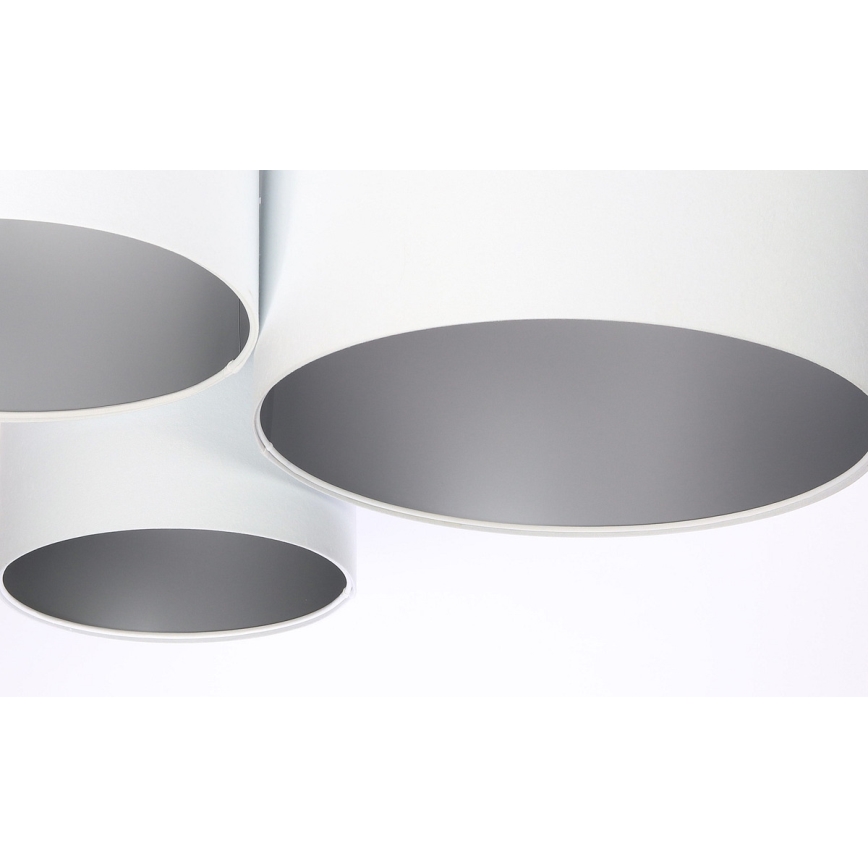 Plafonnier SPACE 3xE27/60W/230V blanc/argent