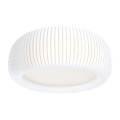 Plafonnier STRIPES 2xE27/40W/230V Ø 55 cm blanc/crème