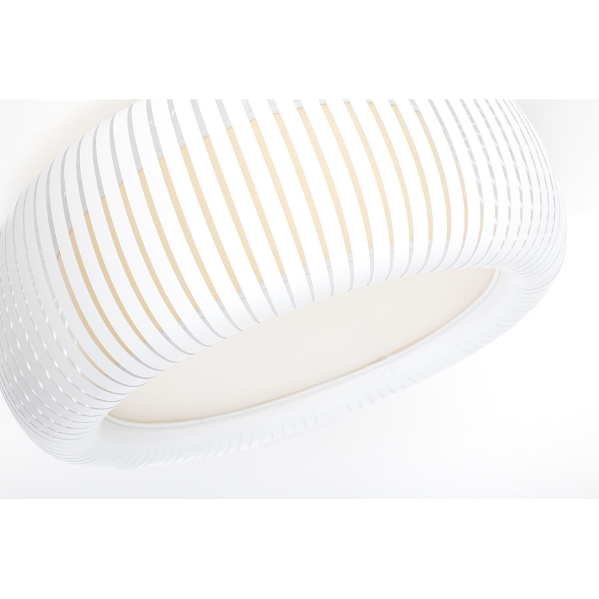 Plafonnier STRIPES 2xE27/40W/230V Ø 55 cm blanc/crème