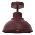 Plafonnier SVEN 1xE27/15W/230V Ø 21 cm bordeaux