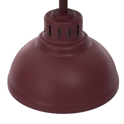 Plafonnier SVEN 1xE27/15W/230V Ø 21 cm bordeaux