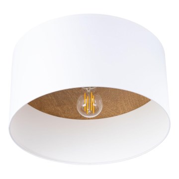 Plafonnier TELESTO 1xE27/15W/230V d. 35 cm blanc/beige
