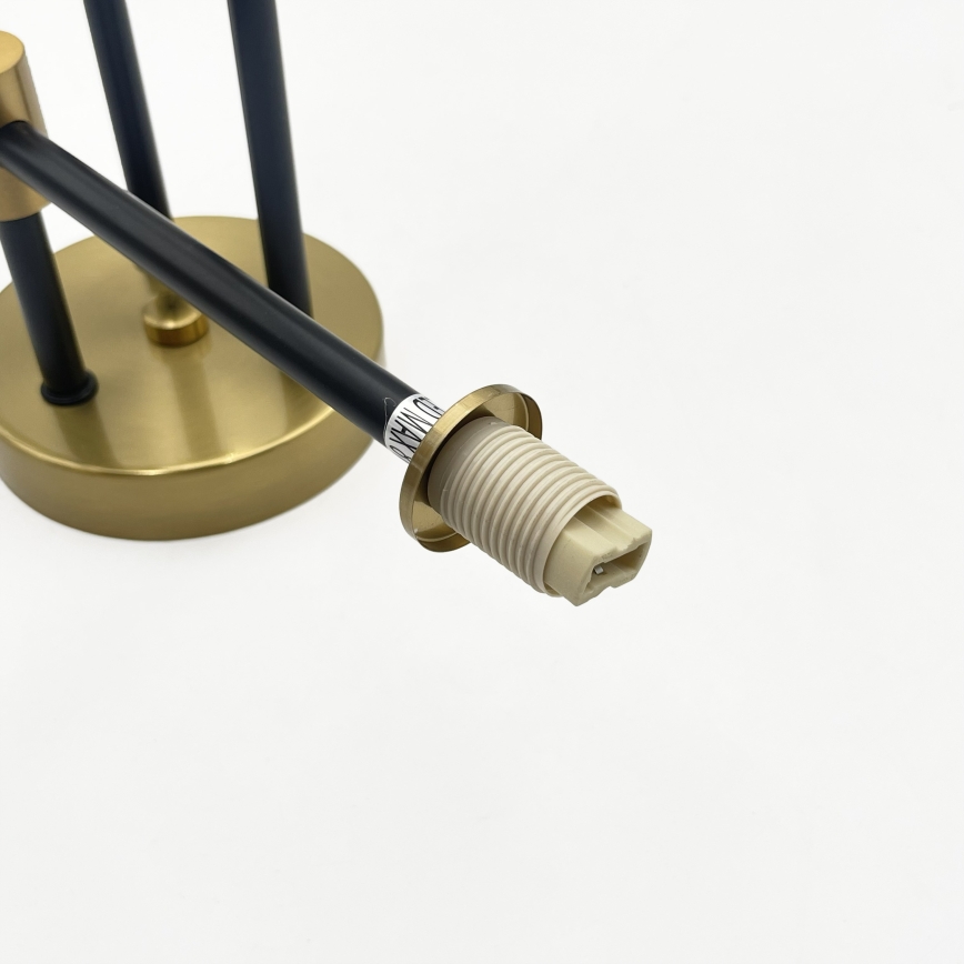Plafonnier TESSA 6xG9/8W/230V laiton/noir fumé