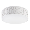 Plafonnier ULLE 2xE27/15W/230V Ø 45 cm blanc