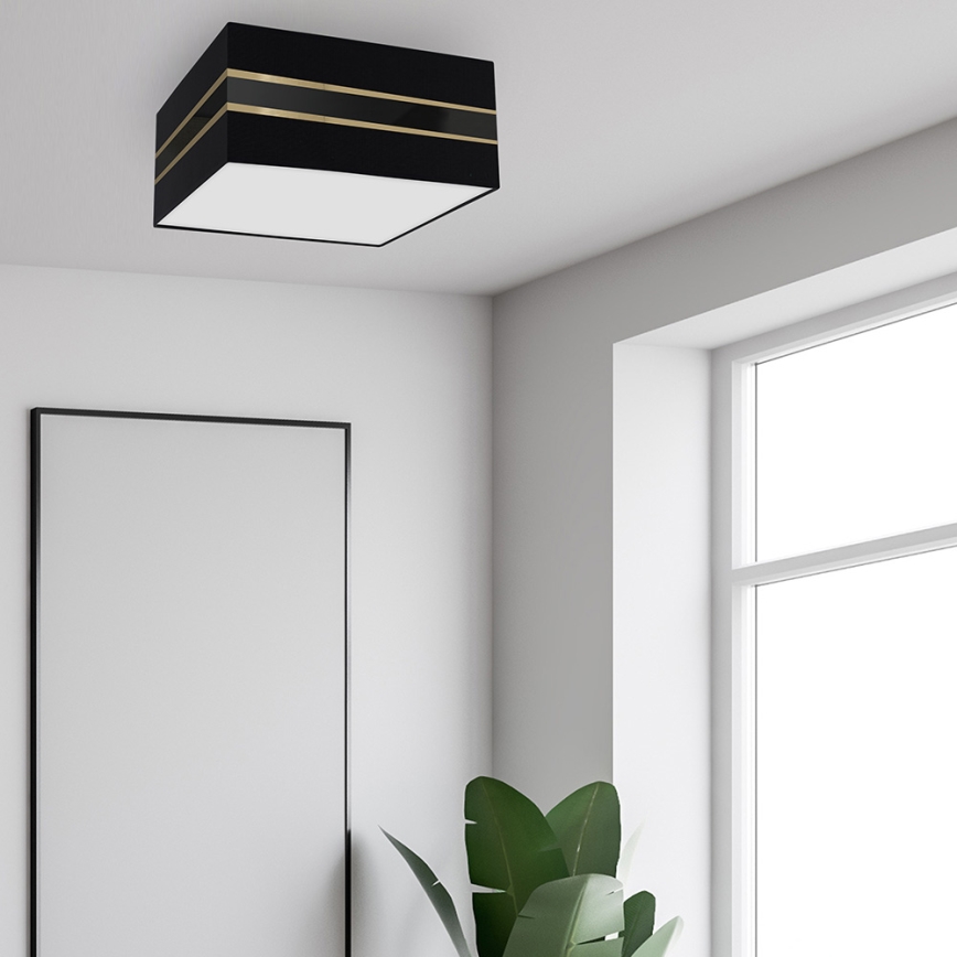 Plafonnier ULTIMO 3xE27/60W/230V noir