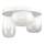 Plafonnier VASO LED/12W/230V d. 42 cm blanc