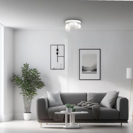Plafonnier VASO LED/12W/230V d. 42 cm blanc