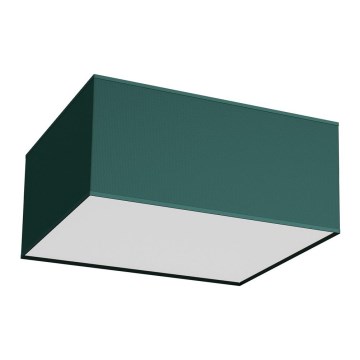 Plafonnier VERDE 2xE27/60W/230V 40x40 cm vert