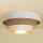 Plafonnier WENTA 1xE27/60W/230V Ø 50 cm blanc/marron