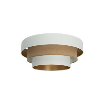 Plafonnier WENTA 1xE27/60W/230V Ø 50 cm blanc/marron