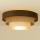 Plafonnier WENTA 1xE27/60W/230V Ø 50 cm marron/jute/beige